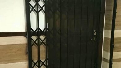 درب آکاردئونی عمده با ابعاد هماهنگ واحدها