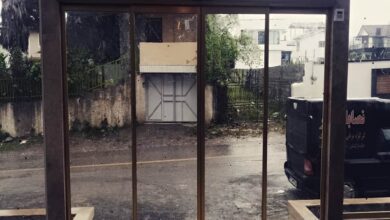 کارخانجات درب اتوماتیک با شیشه سکوریت سفارشی
