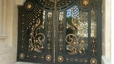 درب فرفورژه با محاسبه قیمت بر اساس وزن و تزئینات