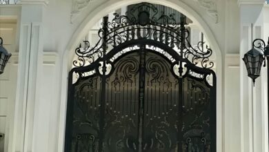 درب فلزی همراه نصب چهارچوب سفارشی