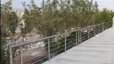 نرده بالکن استیل با مشخصات آلیاژ